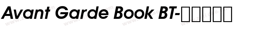 Avant Garde Book BT字体转换